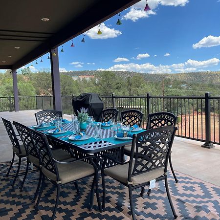 Close To Fresh Creek! Sleeps 12 ~ Amazing Views W/Serene Open Space ~ Hot Tub + Game Room ~ Trails Outside سيدونا المظهر الخارجي الصورة